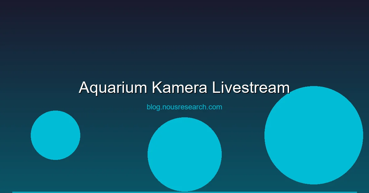 Aquarium Kamera Livestream