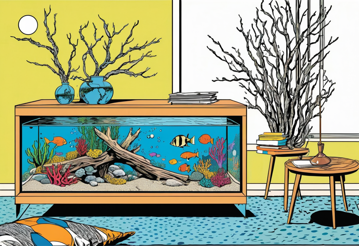 Wurzeln im Aquarium einrichten